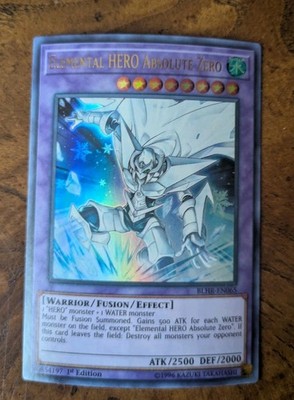 Elemental HERO Absolute Zero BLHR-EN065 Ultra Rare 1st Edition Yu-Gi-Oh!