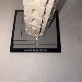 LEGO ARCHITECTURE: The Leaning Tower of Pisa (21015) - ASSEMBLED, no box, dusty