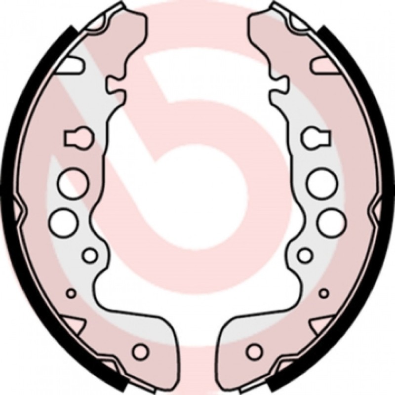 BREMBO S 79 521 Brake Shoe Set Rear for Suzuki LJ Vitara
