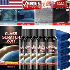 Car Windshield Scratch Remover, Window Polisher, Windshield/ Glass Polishing Kit
