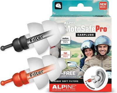 Alpine Motosafe PRO Gehörschutz Earplugs Motorradfahrer Protection Ohrstöpsel
