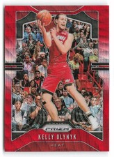 2019-20 Panini Prizm #146 Kelly Olynyk Prizms Ruby Wave Miami Heat
