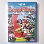 New! PAPER MARIO Color Splash Video Game (For Nintendo Wii U Consoles) *SEALED*