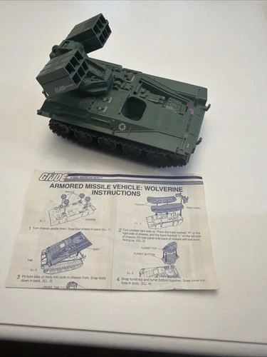 1983 GI Joe Wolverine Armored Missle Vehicle Vintage G.I. Joe