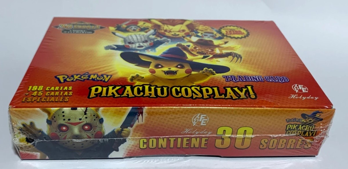 2025 BOX POKEMON PIKACHU COSPLAY FE Trading Cards - 30 Packs Peru