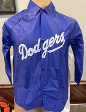 VTG NEW Los Angeles Dodgers 1981 SGA Youth Small Blue Vinyl Rain Jacket B15 