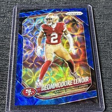 Deommodore Lenoir 2025 Panini Prizm Choice Blue 07/14 SP San Francisco 49ers-NFL