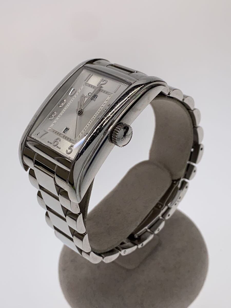 ORIS Rectangular Date Auto Stainless Watch Excell… - image 2