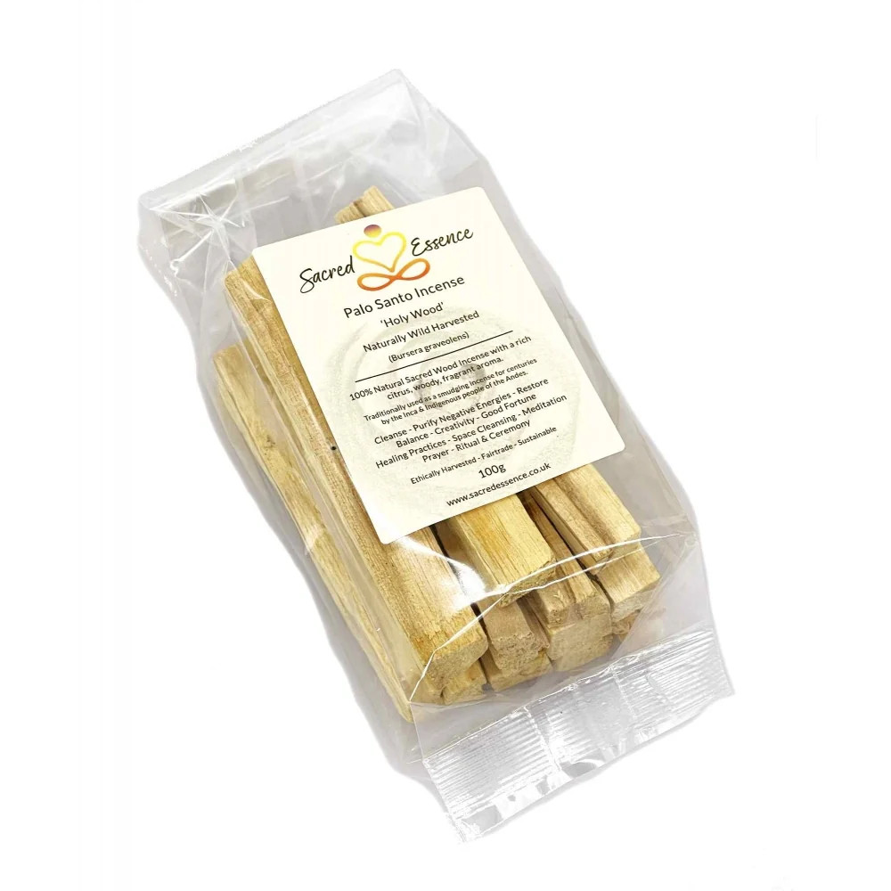 Palo Santo Incense Sticks 100g (10-15 Sticks) - Natural & Wild Harvested