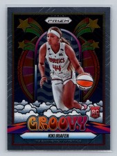 2025 Panini Prizm WNBA #15 Kiki Iriafen Groovy