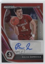 2021-22 Panini Prizm Draft Picks Red 91/199 Balsa Koprivica #DP-BKO Auto 1bj7