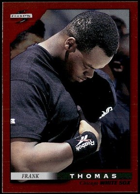 1996 Score #20 Frank Thomas Dugout Collection Artist's Proofs (Series One) E1