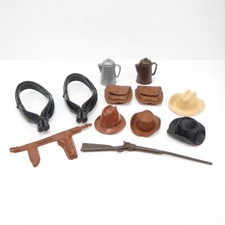 Mixed Lot of Vintage Marx Johnny West Best Of The West Accessories
