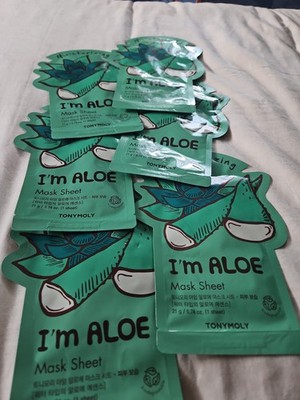 Tony Moly I'm Aloe Mask Sheet NEW Moisturizing Set Of 6