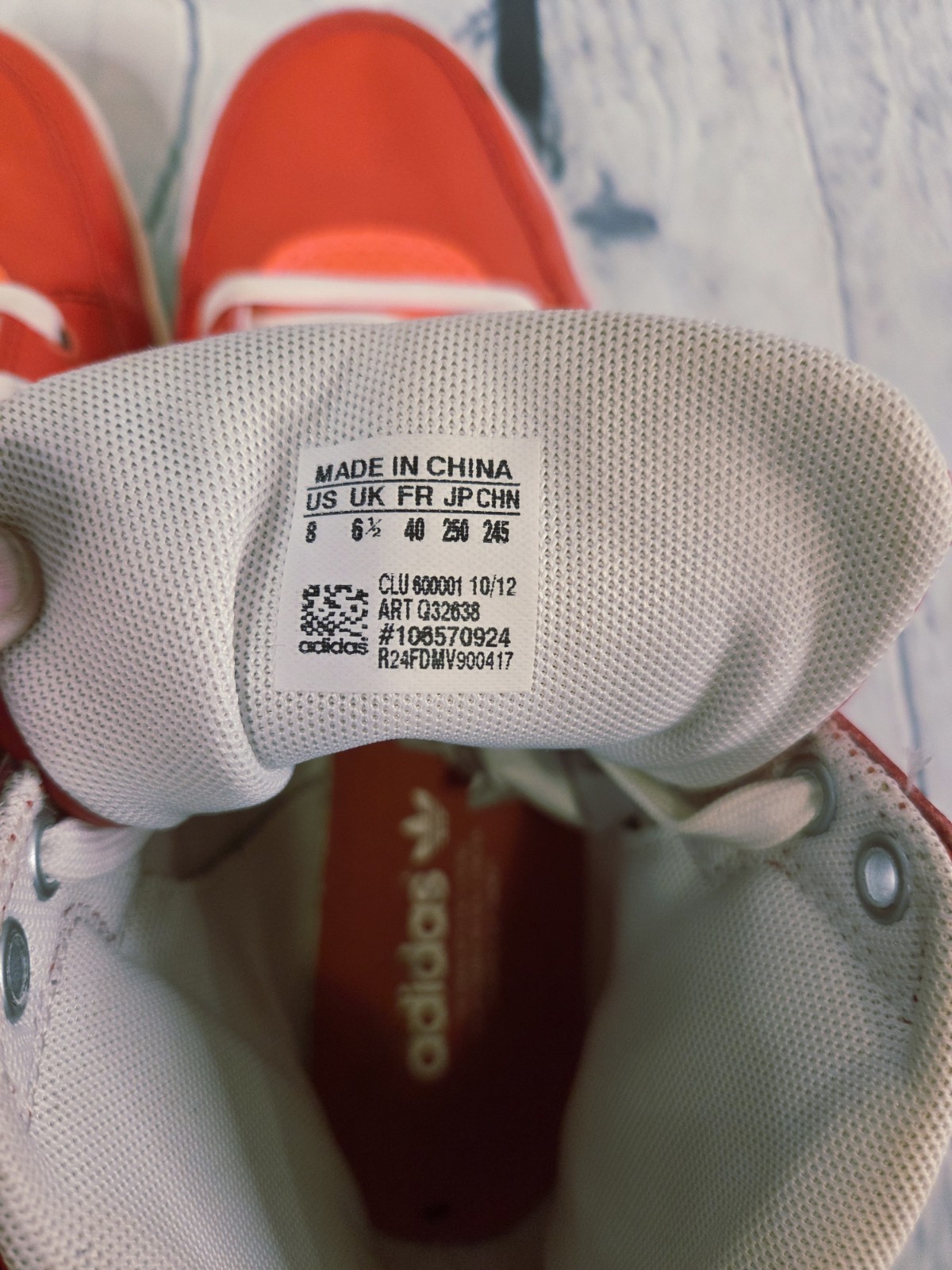 Adidas Hard Court High Top Red Pink Womens 8 thumbnail 8