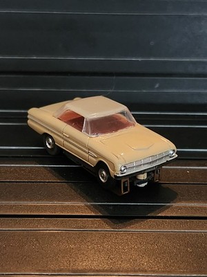 Aurora Tjet Ho Slot Car 1354 Beige 1963 Ford Falcon Sprint Beige Hardtop