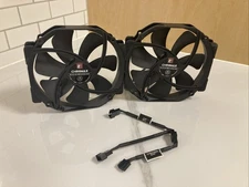 🌀 Noctua NF-A15 HS-PWM chromax.Black 140mm Fans (2x) ⚙️ Quiet & Reliable 💻