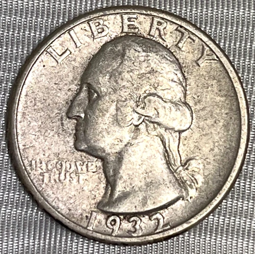 1932 D Washington Silver Quarter Dollar