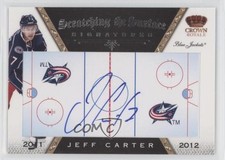 2011 Panini Crown Royale Scratching the Surface Signatures Jeff Carter Auto 09s9