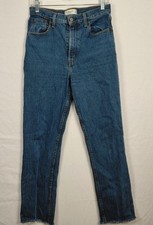 Abercrombie Fitch Womens Sz 27 The 90s Straight Ultra Highrise Medium Wash Jeans