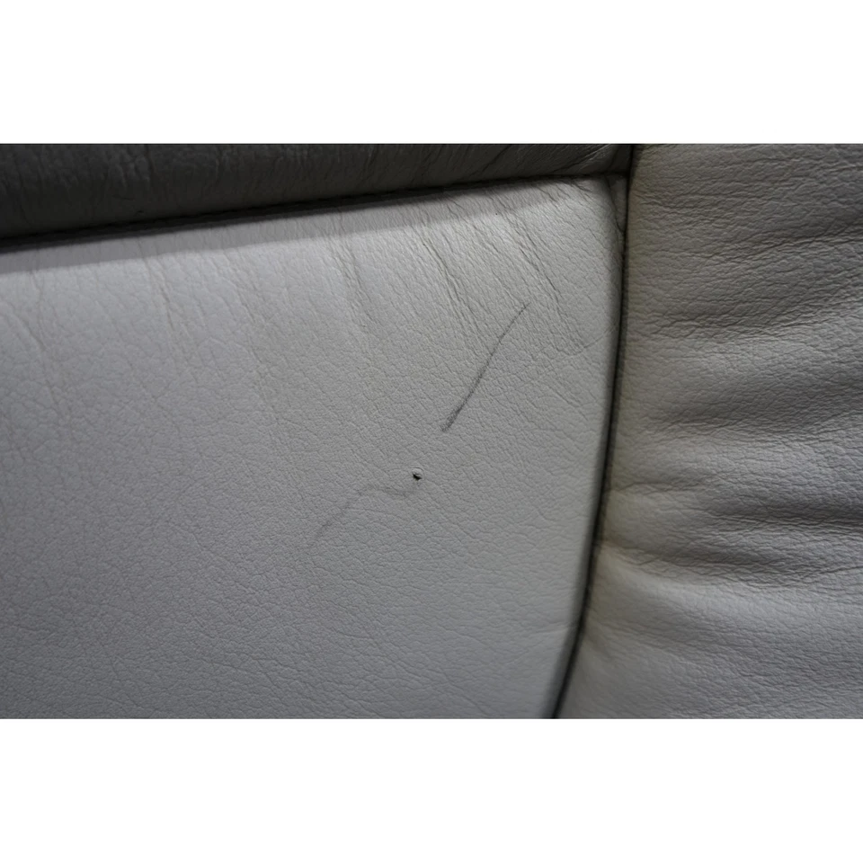 94-99 BMW E36 3-Series Coupe Rear Folding Seat Bottom Bench Grey Leather OEM - Imagem 3 de 4