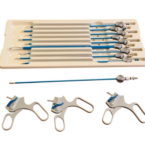 Conmed Detacha Tip Laparoscopico Strumenti Multiuso Set di 13 con Vassoio - Foto 9 di 15
