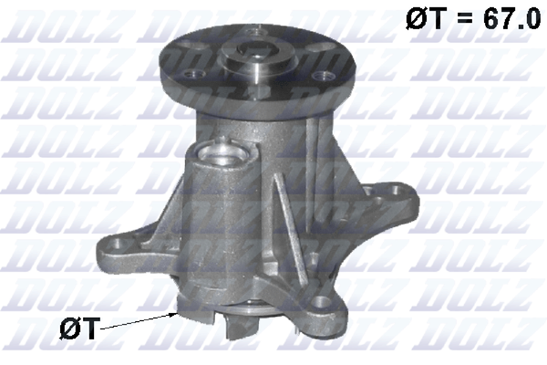 Wasserpumpe MotorküHlung Dolz C140 FüR 407 Peugeot C6 C5 CitroËN Hdi 3 Break 240-image