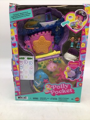 Polly Pocket Tiny Power Seashell Purse Playset In Box