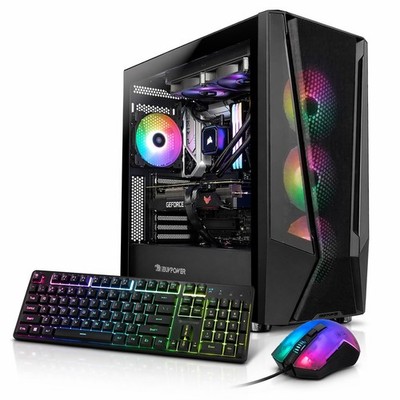 GAMING PC ARGB Custom Build Desktop i7 64GB RAM 1TB SSD RTX 4060 WIN11 WIFI6