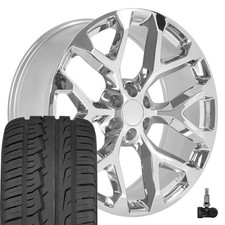 5668 Chrome 24x10 Rims 30535r24 As Tires Tpms Fit Cadillac Chevy Gmc 5668 Chrome 24x10 Rims 30535r24 As Tires Tpms Fit Cadillac Chevy Gmc
