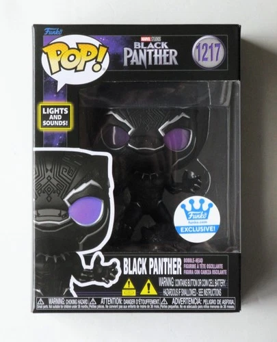 NEW Funko Pop Black Panther Lights & Sounds #1217 (Mint Box) Funko Shop Marvel
