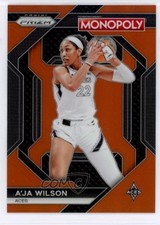 2024 Panini Prizm Monopoly WNBA Skills Orange /124 A'ja Wilson #WNBA3 rf2