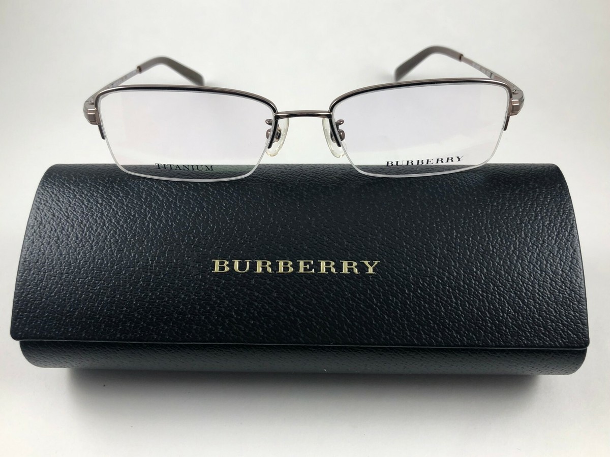 Burberry Eyeglasses BE 1033T 1016 brown Titanium 53-17-140 w case - Main Image