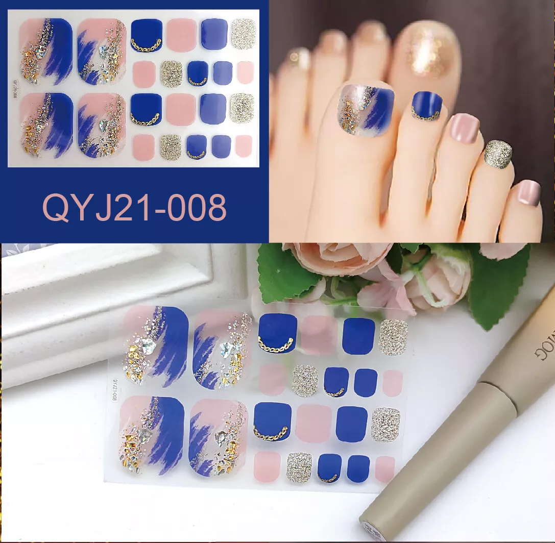 Pedicure nail stickers deals