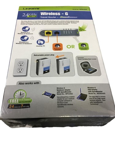 Linksys WTR54GS 54 Mbps 1-Port 10/100 Wireless G Router/WTR54GS/ NEW! - Picture 2 of 3