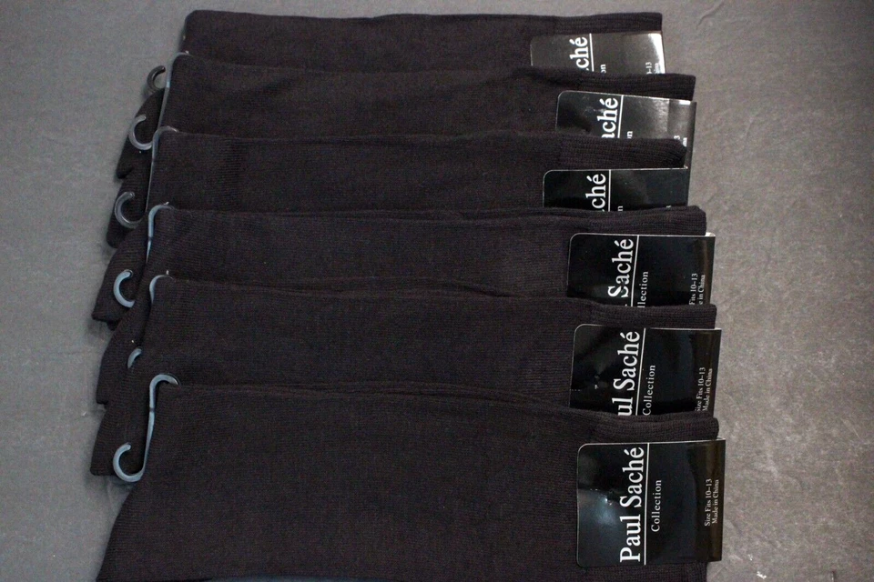 5 pares de calcetines de trabajo de algodón de bambú para hombre talla 10-13 zapato 8-12 marrón oscuro Foto 2 de 4