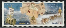 Canada #2469a, Methods Of Mail Delivery, Se-tenant Pair MNH 2011