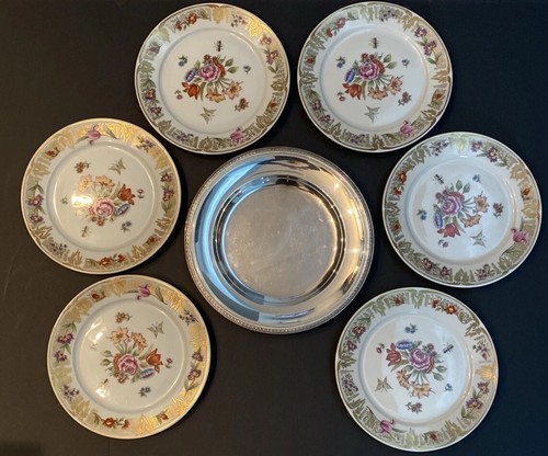 Vtg Christofle Malmaison French Silverplate 14” Round Platter Tray Dish France - Picture 11 of 13
