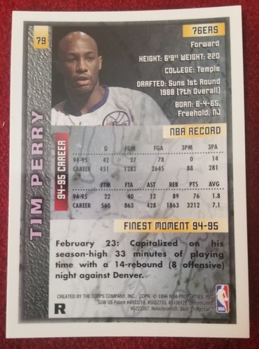 1995-96 Topps Finest & Refractor Kemp Mystery Miller Malone Hardaway - Picture 111 of 263