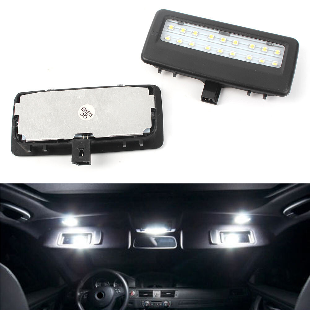 2x Error Free LED SMD vanity mirror visor light Fit Bmw F10 F11 F07 F01