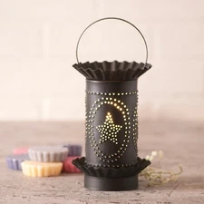 Wax Tart Warmer Star Oval Design Electric Kettle Black Irvins Country 