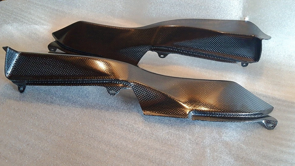 ducati 999 749 carbono aire conductos cubiertas carenado L+R escudo cubierta Foto 2 de 4