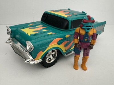 Vintage Kenner 1986 M.A.S.K Hurricane '57 Chevy & Hondo MacLean Fig - Near Comp!