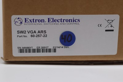 Extron SW2 VGA Ars Switcher