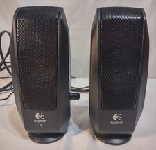 Logitech S-120 Black Desktop Computer Stereo Speakers M/N: S-00026