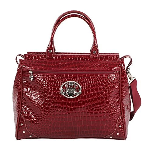 Kathy Van Zeeland крокодила ПВХ дизайнерская сумка -16 дюймов дюбель сумка ручная кладь багажа - Изображение 2 из 2