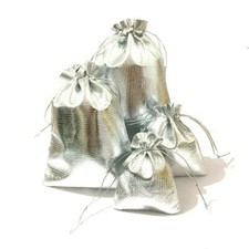 10pcs Drawstring Storage Bag Spice Dried Flower Jewelry Christmas Gift Shiny SPW