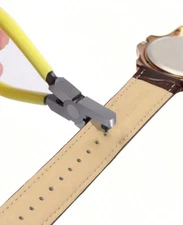 1pc Adjustable Leather Hole Punch Tool for Belts & Wristbands - NEW