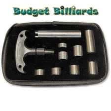 Weight Kit for Predator Pool Cues: 8 Weight Bolts + Wrench & Case