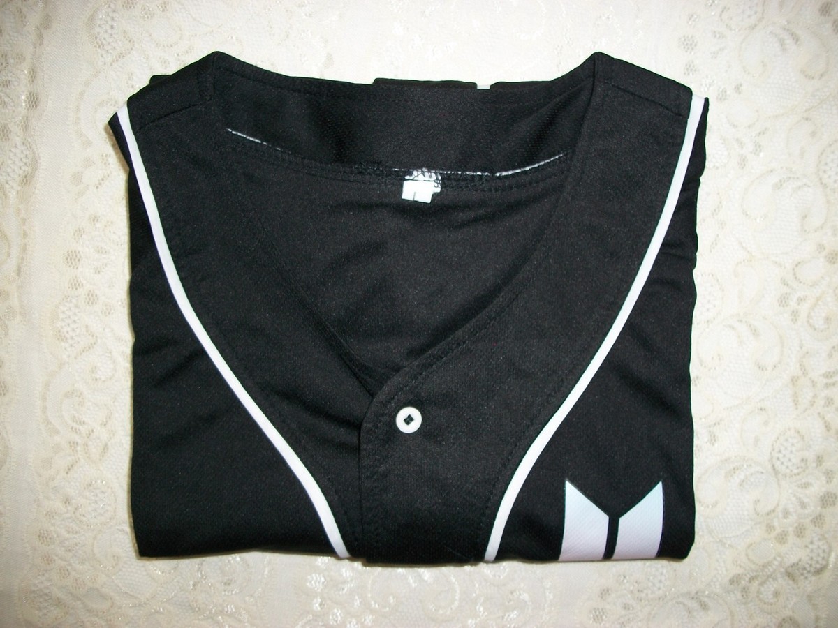 K-Pop BTS Baseball Jersey V 95 Black Size L | eBay